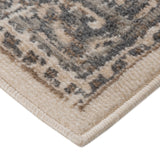 8' x 10' Beige Medallion Power Loom Area Rug