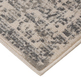 10' x 14' Gray Medallion Power Loom Area Rug