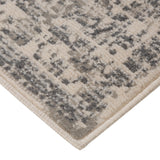 2' x 3' Gray Medallion Power Loom Area Rug