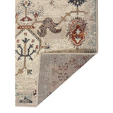 9' x 12' Beige Oriental Power Loom Area Rug