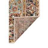 8' x 10' Orange and Ivory Medallion Power Loom Area Rug