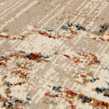 9' x 12' Blue Medallion Power Loom Area Rug
