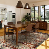 5' x 7' Orange Abstract Power Loom Area Rug