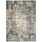5' x 7' Blue Abstract Power Loom Area Rug