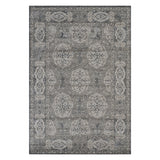 2' x 3' Brown Medallion Power Loom Area Rug