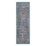 2' X 6' Blue Medallion Power Loom Runner Rug