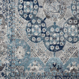 9' x 12' Orange Medallion Power Loom Area Rug