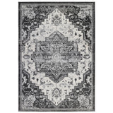 5' x 7' Ivory Medallion Power Loom Area Rug