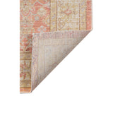 9' X 13' Salmon Floral Power Loom Area Rug