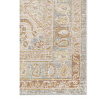 4' x 6' Blue and Gray Medallion Power Loom Area Rug