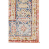 9' X 13' Coral Floral Power Loom Area Rug