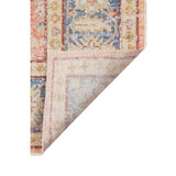 9' X 13' Coral Floral Power Loom Area Rug