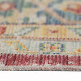 8' x 10' Blue Floral Power Loom Area Rug