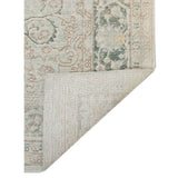 8' x 10' Sea Green Medallion Power Loom Area Rug
