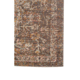 2' x 3' Taupe Medallion Power Loom Area Rug With Fringe