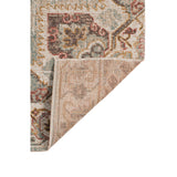 7' x 9' Beige Medallion Power Loom Area Rug