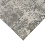 2' x 3' Gray and Beige Abstract Power Loom Area Rug