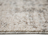 2' x 3' Gray and Beige Abstract Power Loom Area Rug