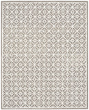 8' x 10' Gray and Ivory Geometric Hand Tufted Area Rug