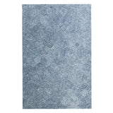 9' x 12' Blue Wool Geometric Hand Tufted Area Rug