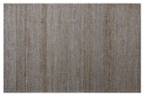 8' x 10' Gray Striped Hand Woven Area Rug