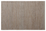 5' x 7' Beige Striped Hand Woven Area Rug