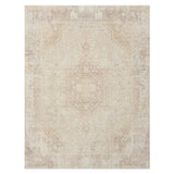 2' x 3' Beige Medallion Washable Non Skid Area Rug