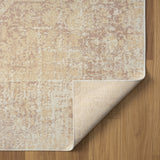 2' x 3' Beige Medallion Washable Non Skid Area Rug