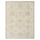 2' X 5' Beige Abstract Washable Non Skid Area Rug