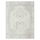 2' X 5' Gray Medallion Washable Non Skid Area Rug