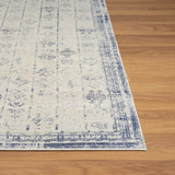 2' X 5' Gray Abstract Washable Non Skid Area Rug