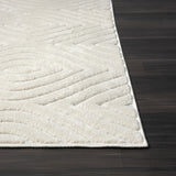 5' x 7' Ivory Trellis Area Rug