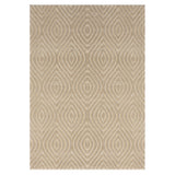 5' x 7' Beige Trellis Area Rug