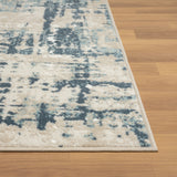 8' x 10' Ivory Abstract Area Rug