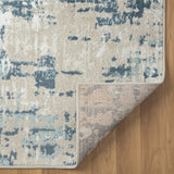 5' x 7' Gray Abstract Area Rug