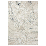 8' x 10' Gray Abstract Area Rug