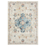 5' x 7' Ivory Medallion Area Rug