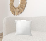 18" X 18" White Polyester Blown Seam Down Pillow Insert