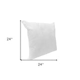 18" X 18" White Polyester Blown Seam Down Pillow Insert