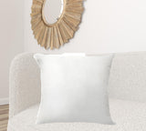 26" X 26" White Polyester Blown Seam Down Pillow Insert