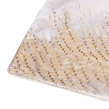 Yellow and Brown Rattan Cross Back Arm chair