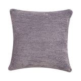 20" X 20" Gray Chenille Zippered Pillow