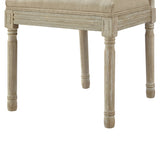 Set of Two Navy Blue and Silver Upholstered Velvet Dining Side Chairs