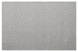 9' x 12' Ivory Wool Geometric Hand Woven Area Rug