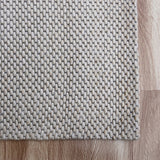 9' x 12' Beige Wool Hand Woven Area Rug