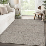 9' x 12' Beige Wool Hand Woven Area Rug