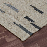 9' x 12' Blue Wool Abstract Hand Woven Area Rug