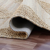 8' x 10' Brown Trellis Hand Woven Area Rug