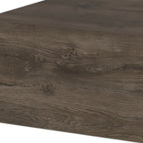 10" Black One Drawer Faux Wood Floating Nightstand