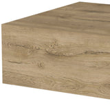 5" Gray One Drawer Faux Wood Floating Nightstand
